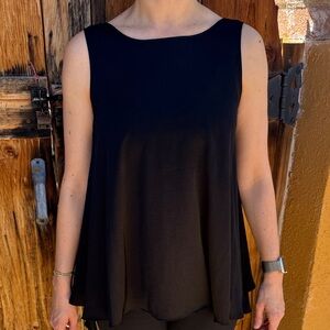 Elegant Black Sleeveless Top